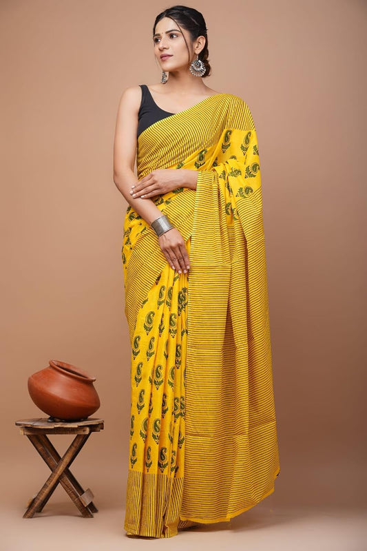 Cotton Mulmul Saree