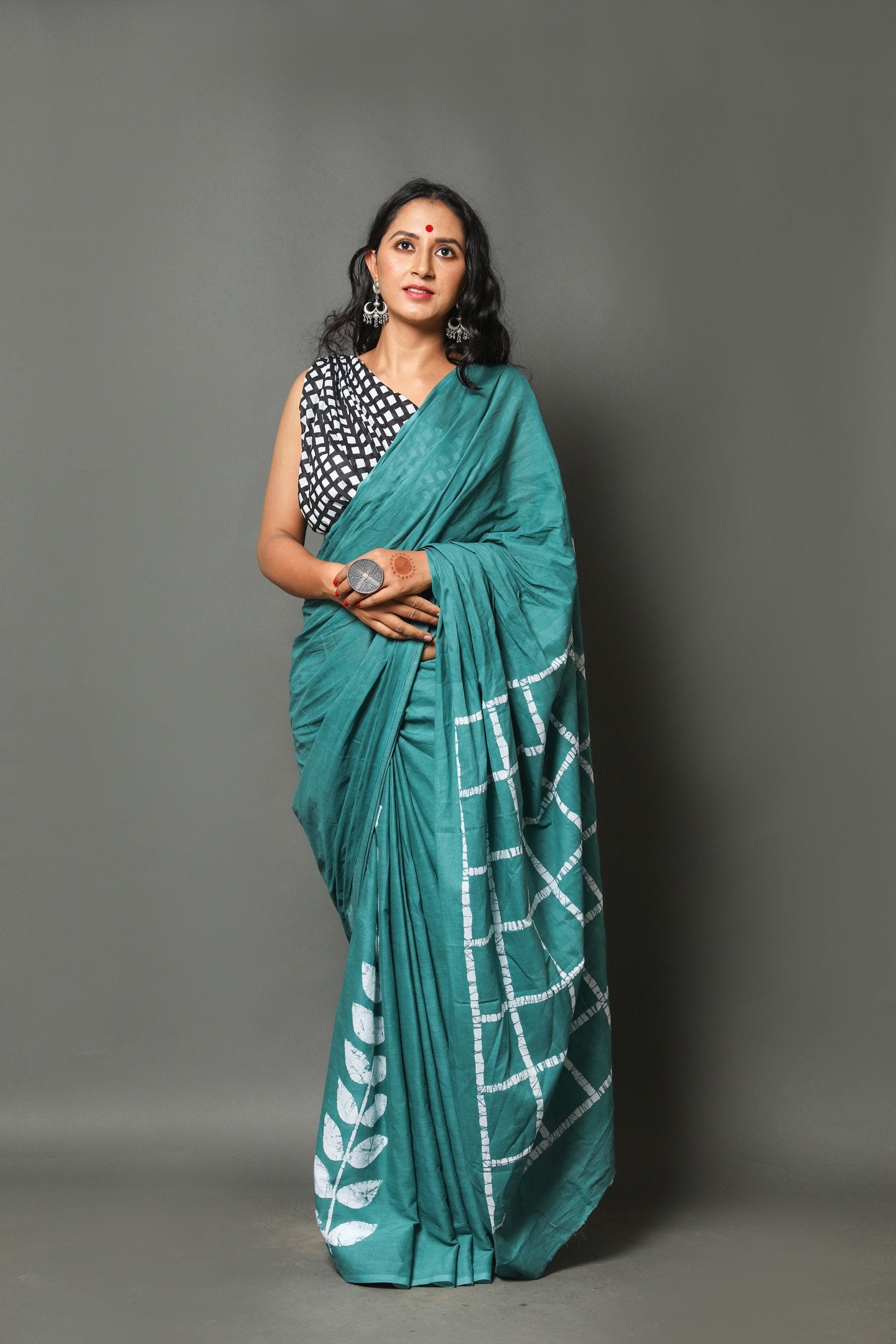 cotton mulmul saree