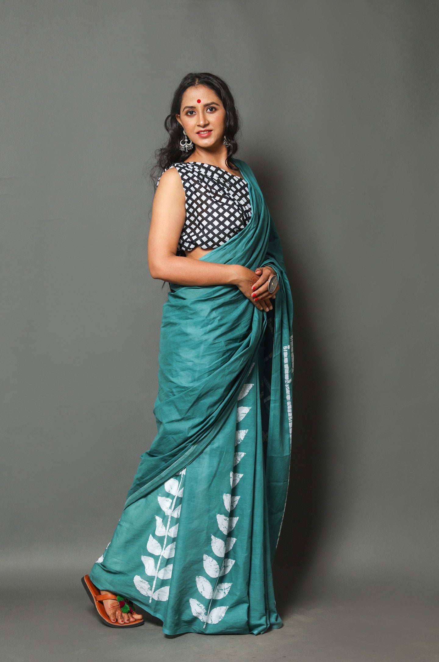 cotton mulmul saree